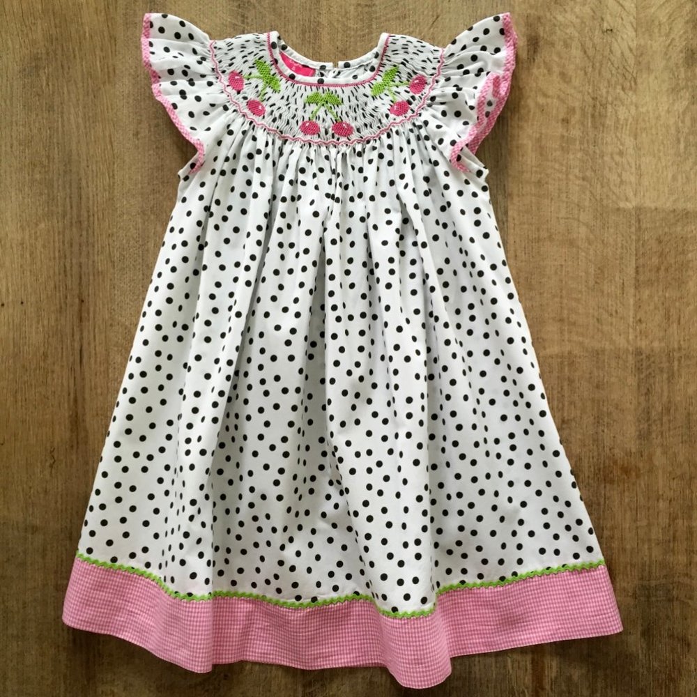 Claire & Charlie Smocked Bishop Dress